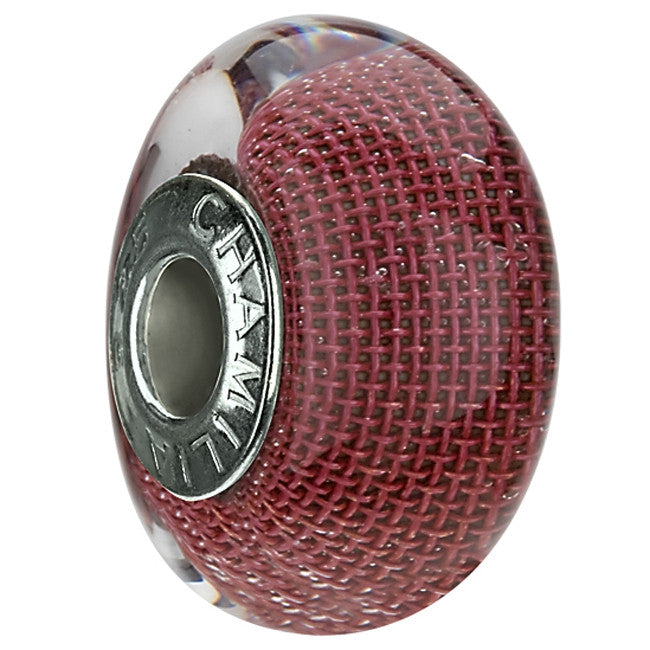 Murano Glass - Cranberry Mesh