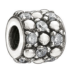 Sterling Silver w Stone - Gleaming Splendor - Clear CZ