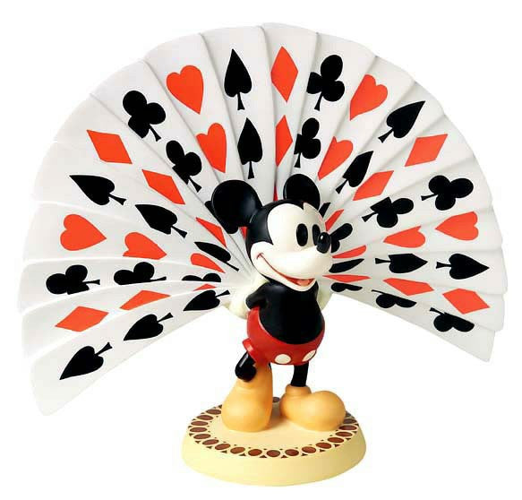 Mickey Mouse "Playing Card Plumage"
