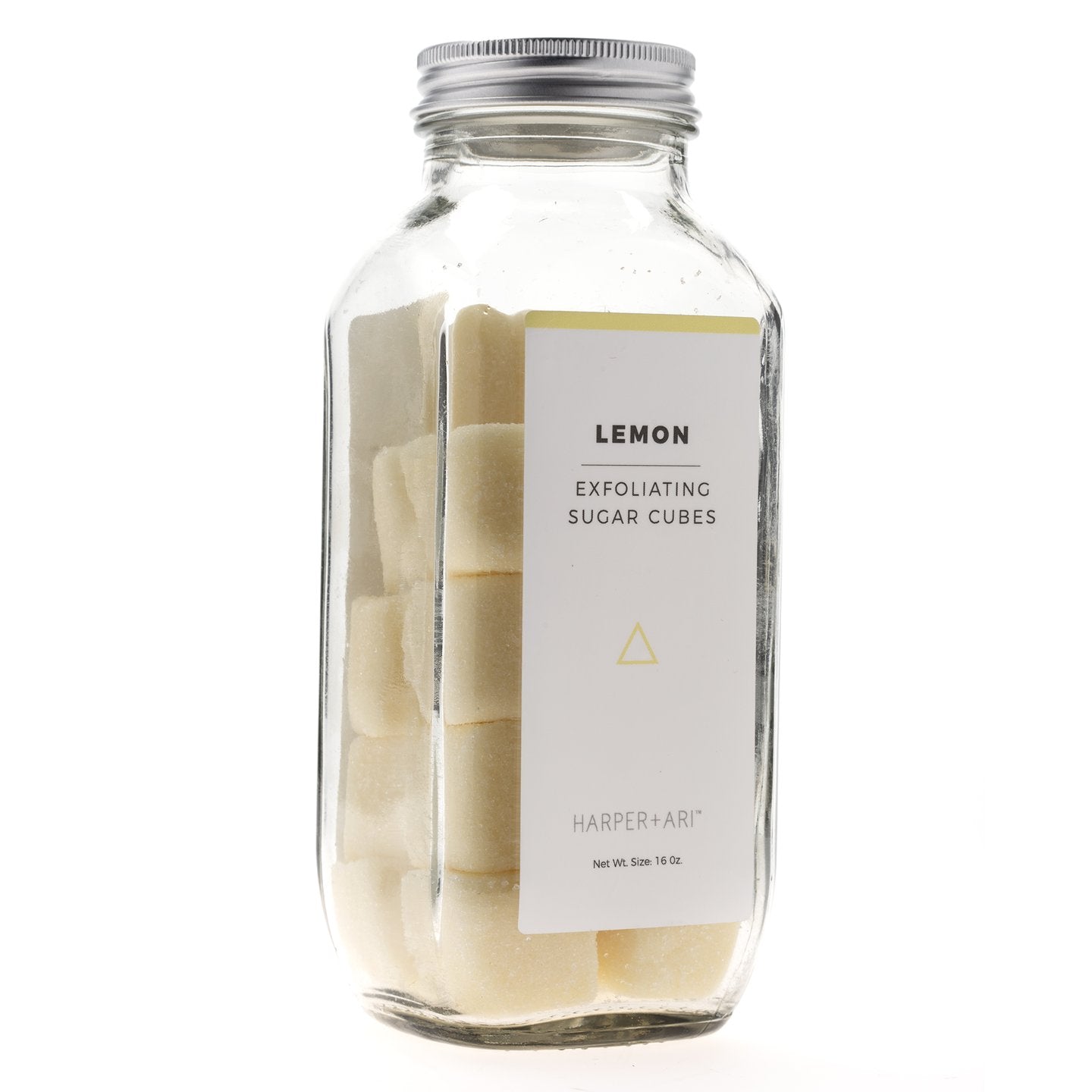 Exfoliating Sugar Cubes Jar-Lemon