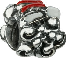 Sterling Silver w Enamel ‐ Jolly Santa