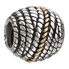 Silver & 14K Gold - Rope