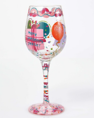 "It's My Birthday" Wine Glass