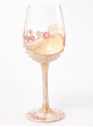 "Maid of Honor" Wine Glass