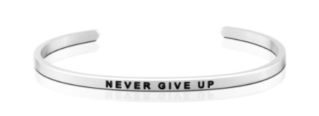 Never Give Up Bangle