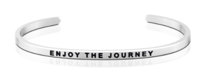 Enjoy The Journey Bangle (Silver)