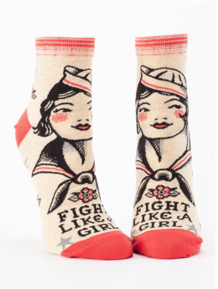 Fight Like A Girl Ankle Socks