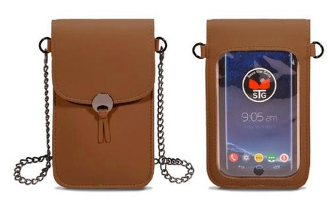 Colorado Collection-Touch Screen Cell Phone Purse-Tawny Brown