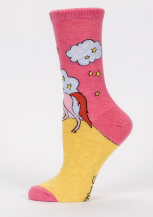 Always Be A Unicorn Crew Sock