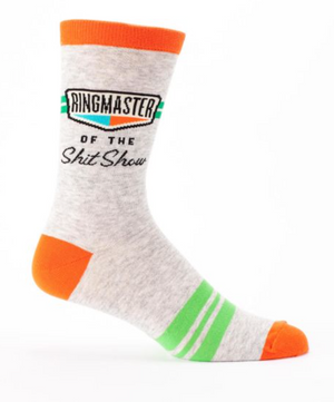 Ringmaster of the Shitshow Men’s Crew Sock