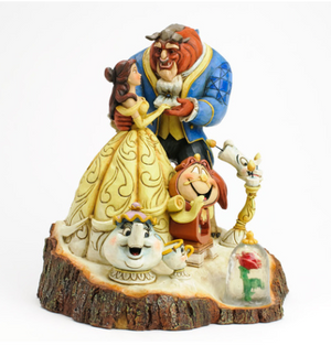 "Tale As Old As Time" Carved Beauty and The Beast