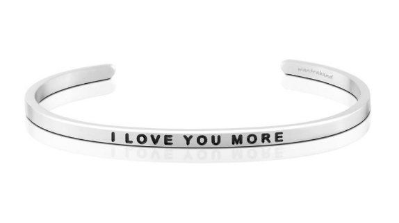 I Love You More Bangle (Silver)