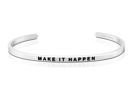 Make It Happen Bangle (Silver)