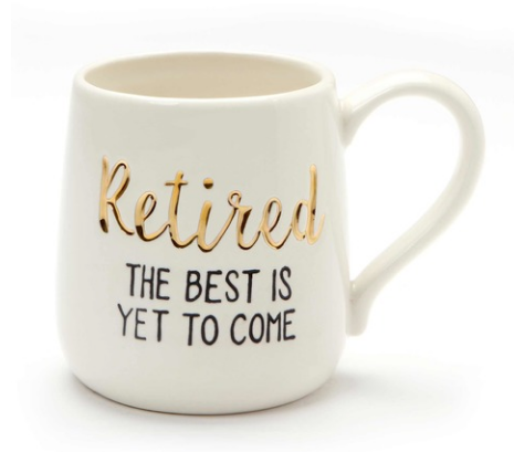 Etched Retired Mug