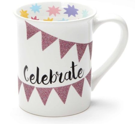Glitter Celebrate Mug