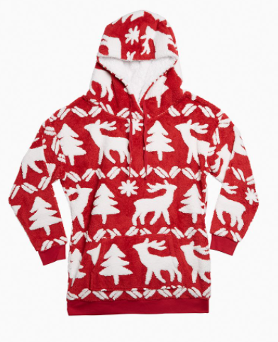 Jacquard Fleece Hoodie