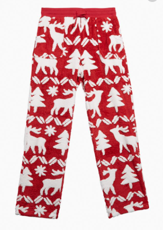 Jacquard Fleece Pajama Pants