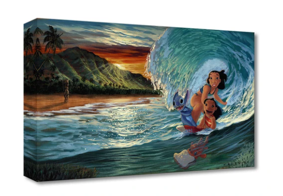 "Morning Surf" Canvas by Walfrido Garcia