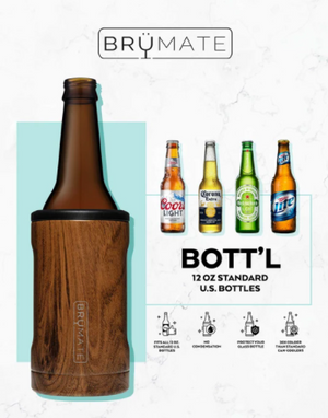Hopsulator Bott’L Insulated Bottle Cooler Matte Gray