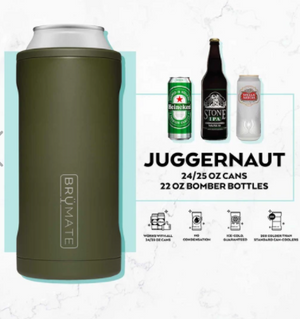 Hopsulator Juggernaut Insulated 24/25oz Can-Cooler Matte Gray