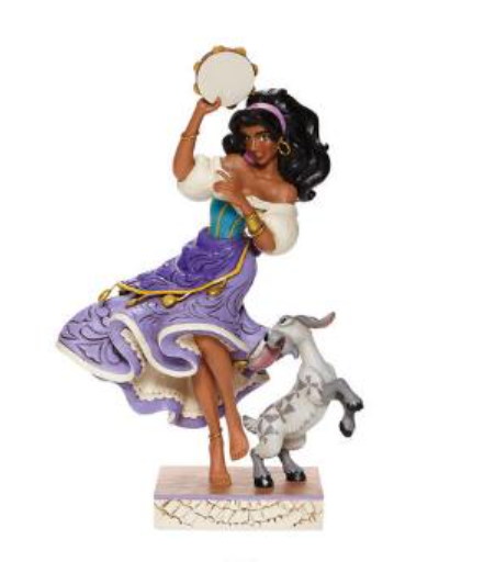 “Twirling Tambourine Player” Esmeralda & Djali Figurine