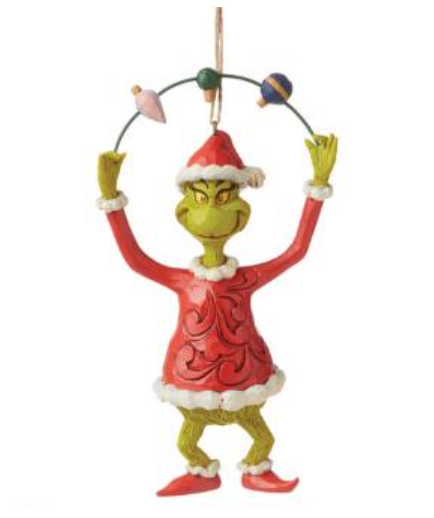 Grinch Juggling Ornament