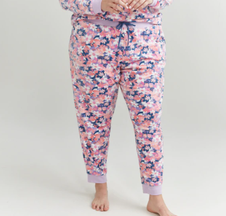 followme Printed Velour Pajama Top with Jogger Pant 6757-10526-XL - Just  Love Fashion