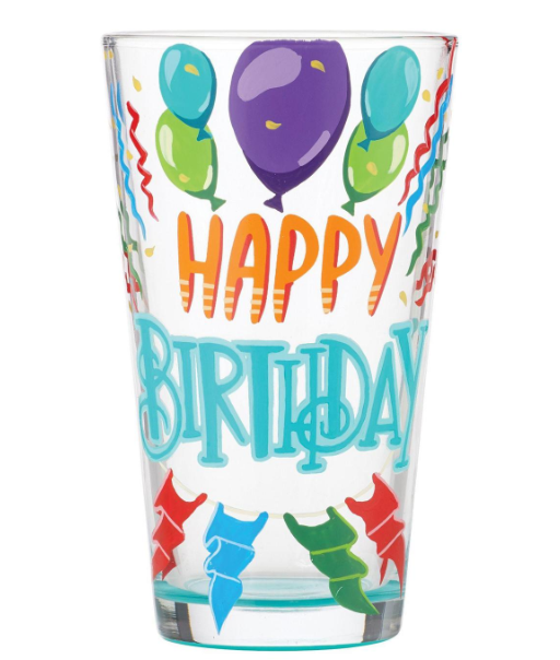 Happy Birthday Beer Glass