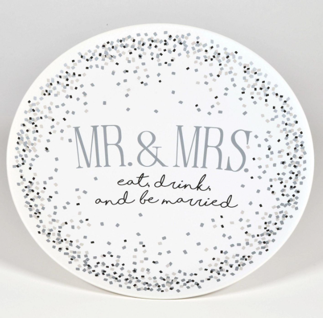 Mr & Mrs Cake Platter
