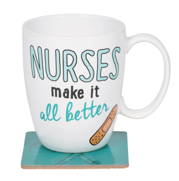 Nurses Make It Better Mug & Coaster Set