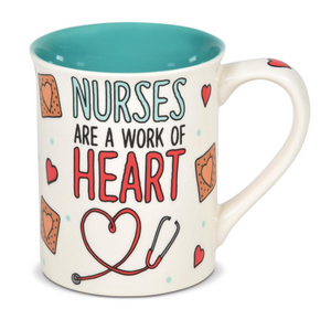 Nurses Work Of Heart Mug