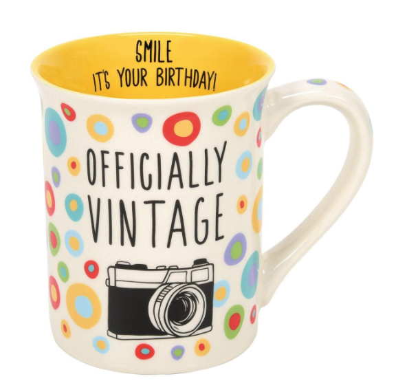 Officially Vintage Birthday Mug