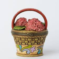 January Flower Basket
