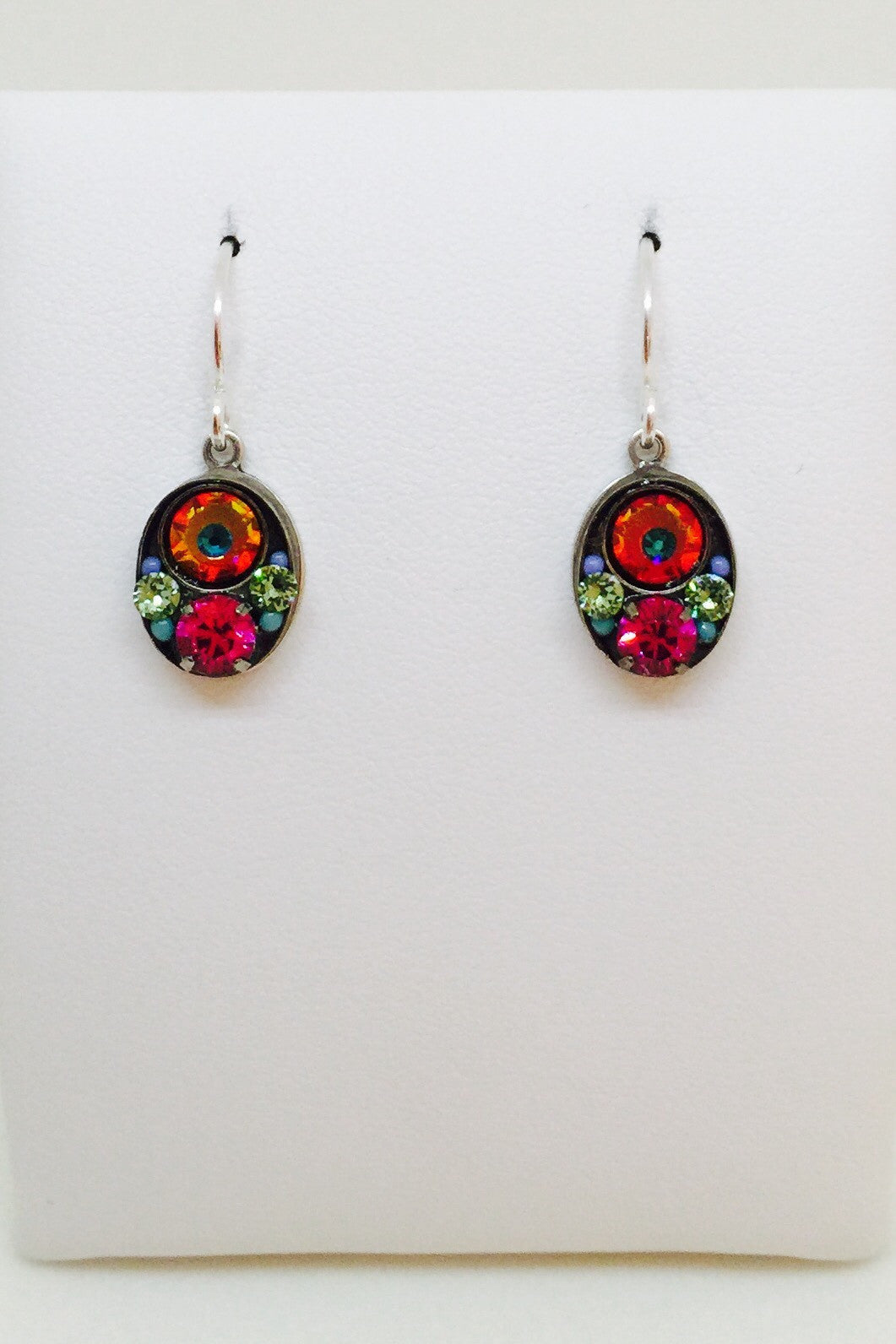 Petite Oval Earring-Multicolor