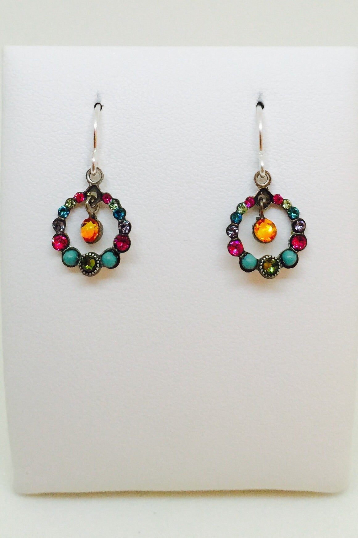 Petite Hoop Earring-Multicolor