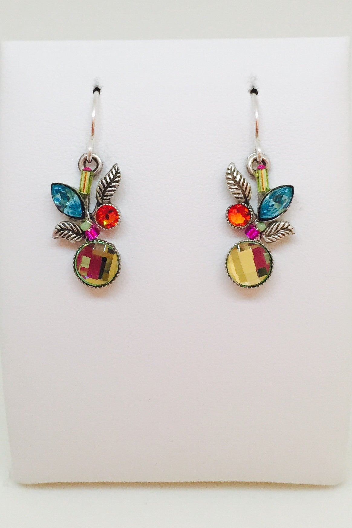 Leaf and Fruit Earring-Multicolor