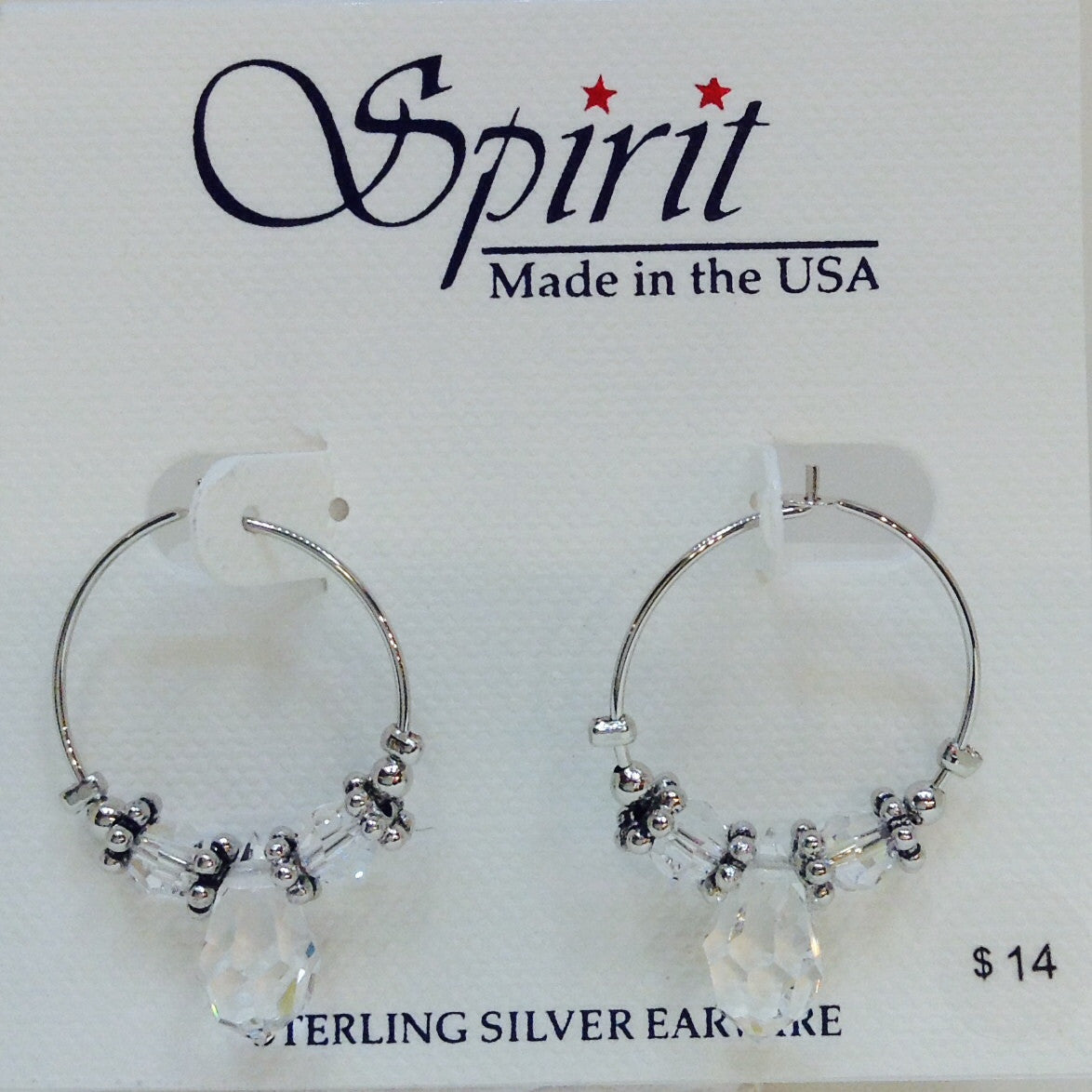 Crystal Hoops