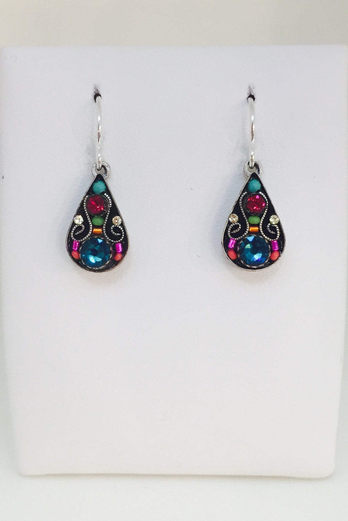 Arabesque Small Drop Earring-Multicolor