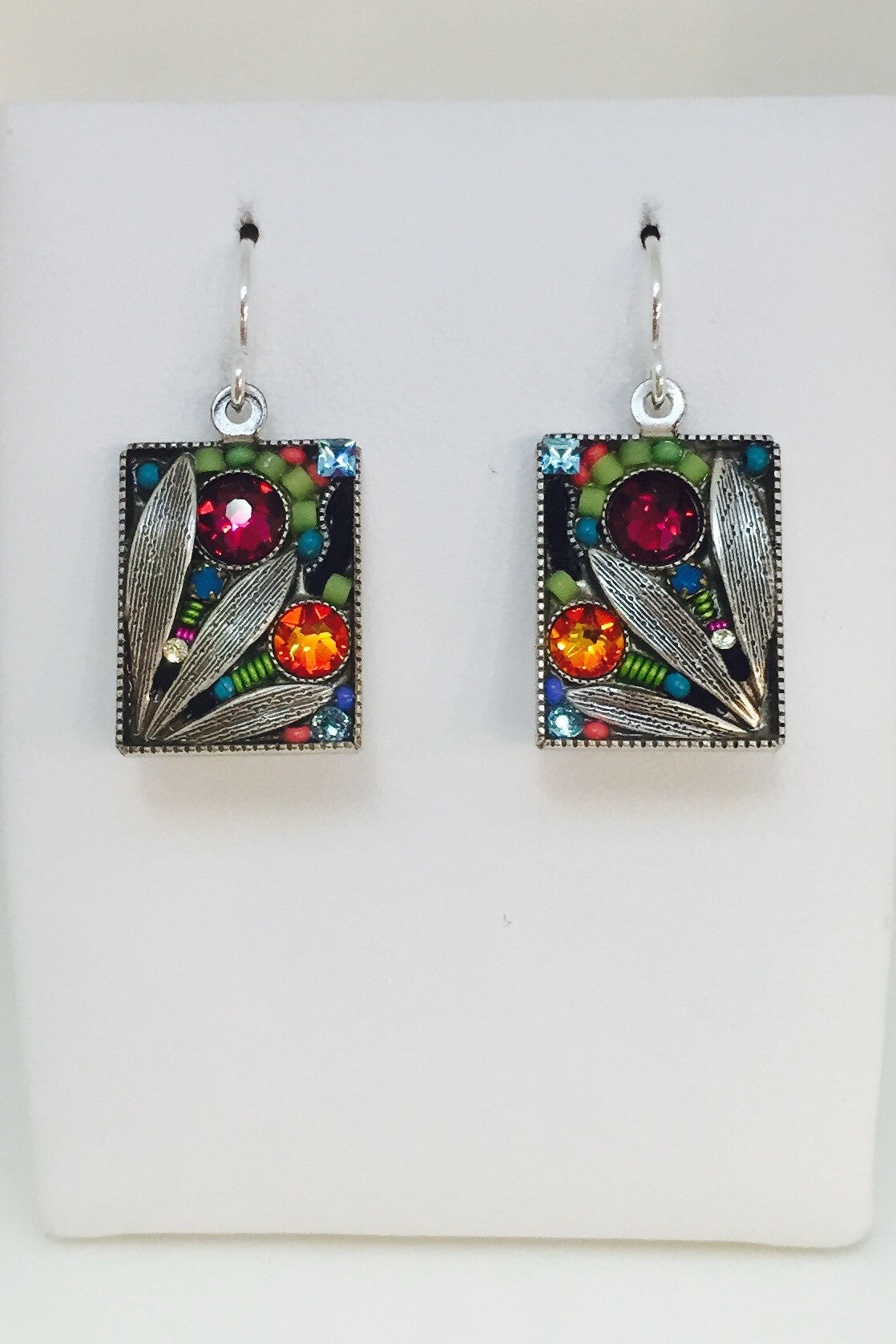 Luxe Leaf Earring-Multicolor