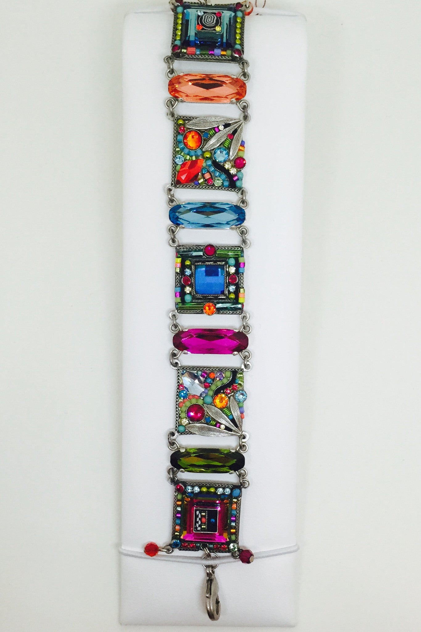 Signature Collection Intricate Mosiac Bracelet-Multicolor