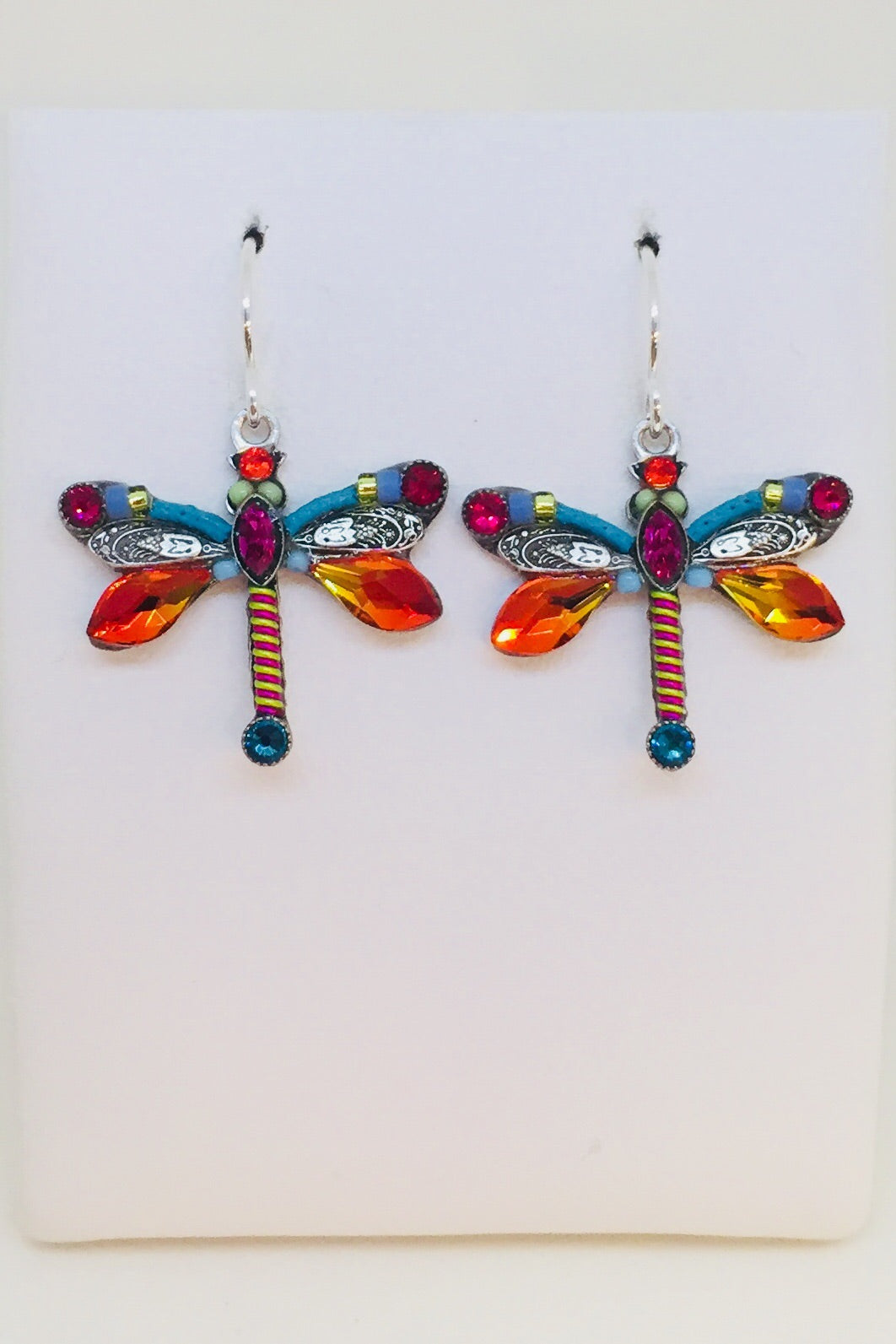 Dragonfly Large Earring-Multi Color