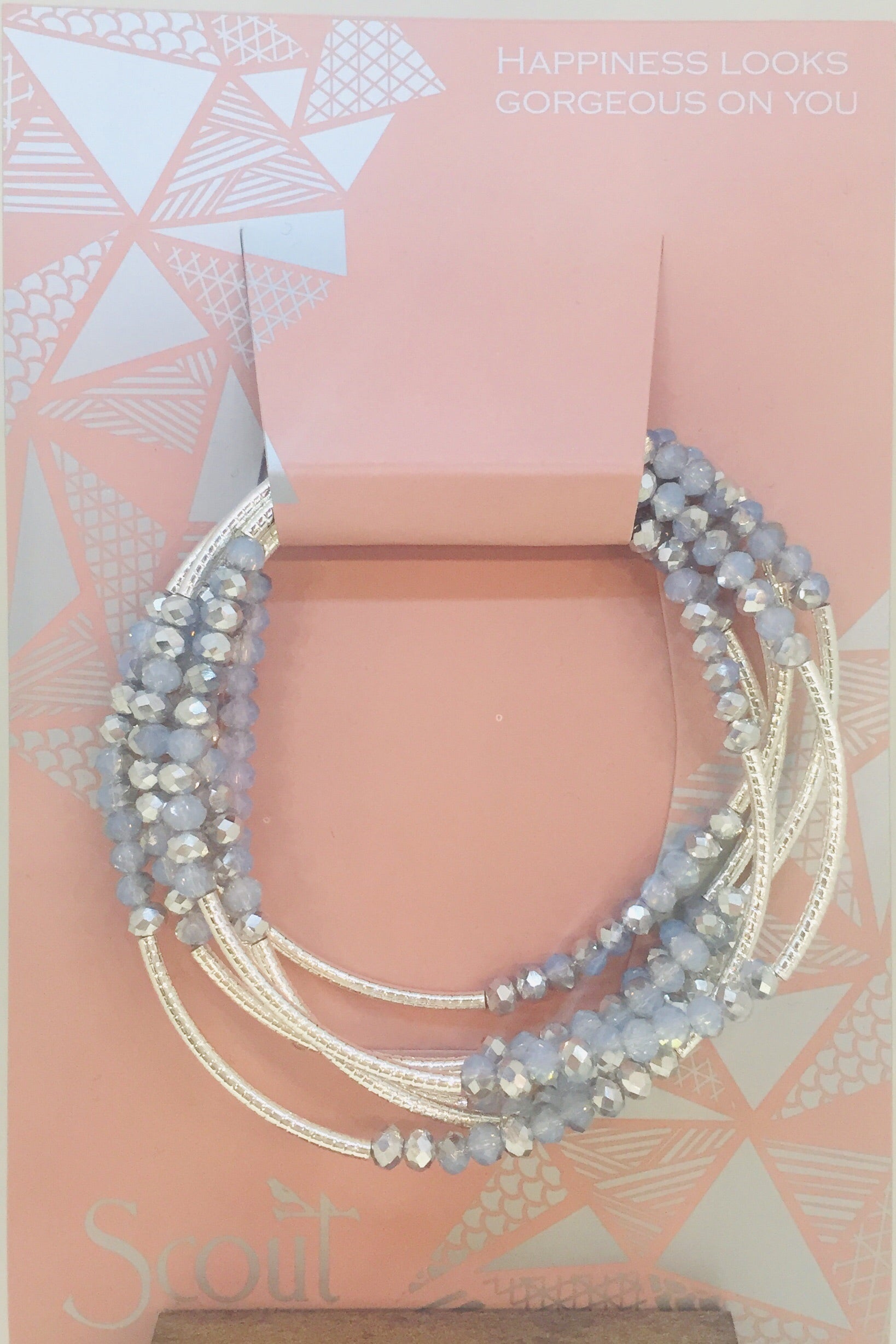 Star Combo/Silver Bracelet Wrap/Necklace