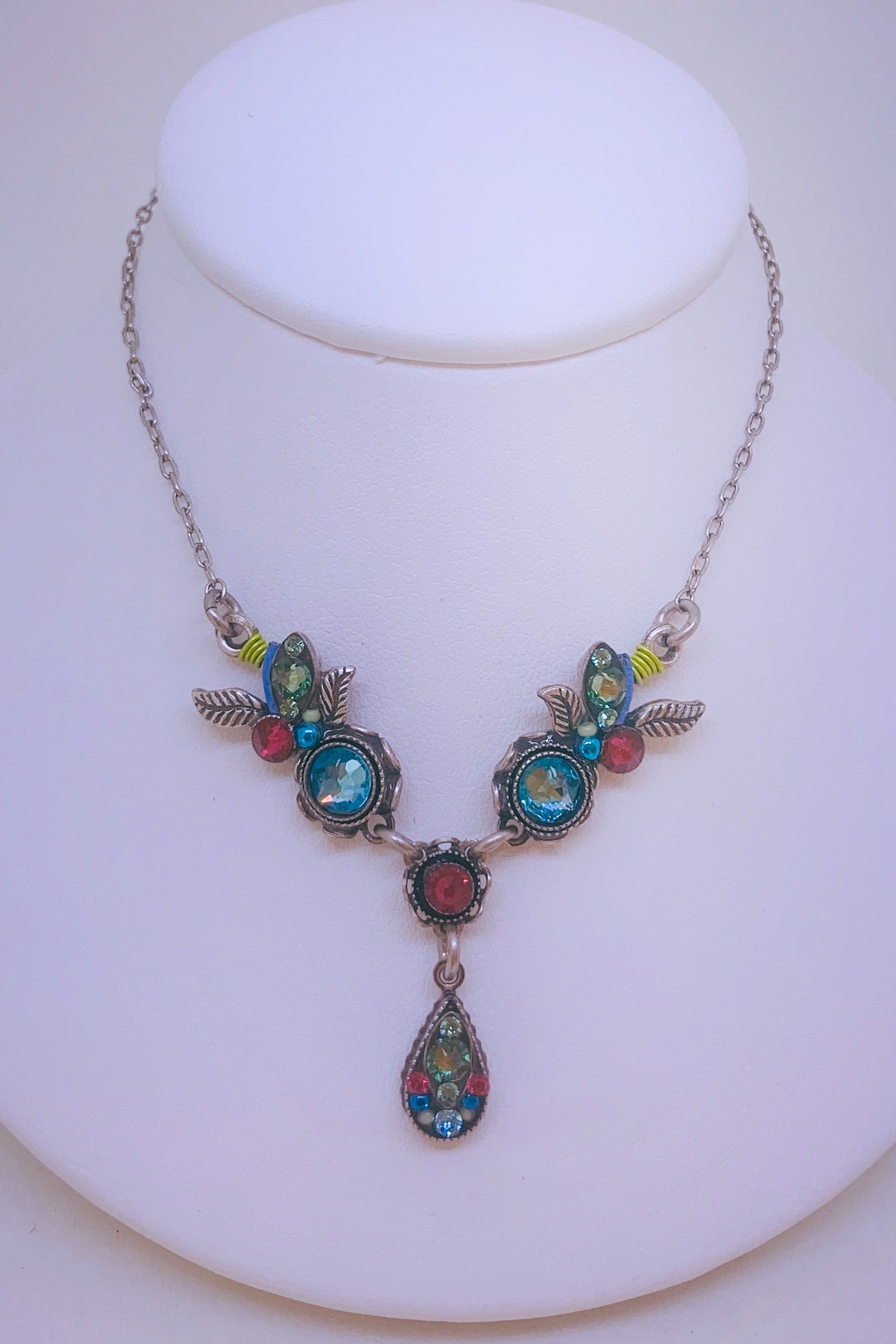 Botanic Necklace-Light Turquoise