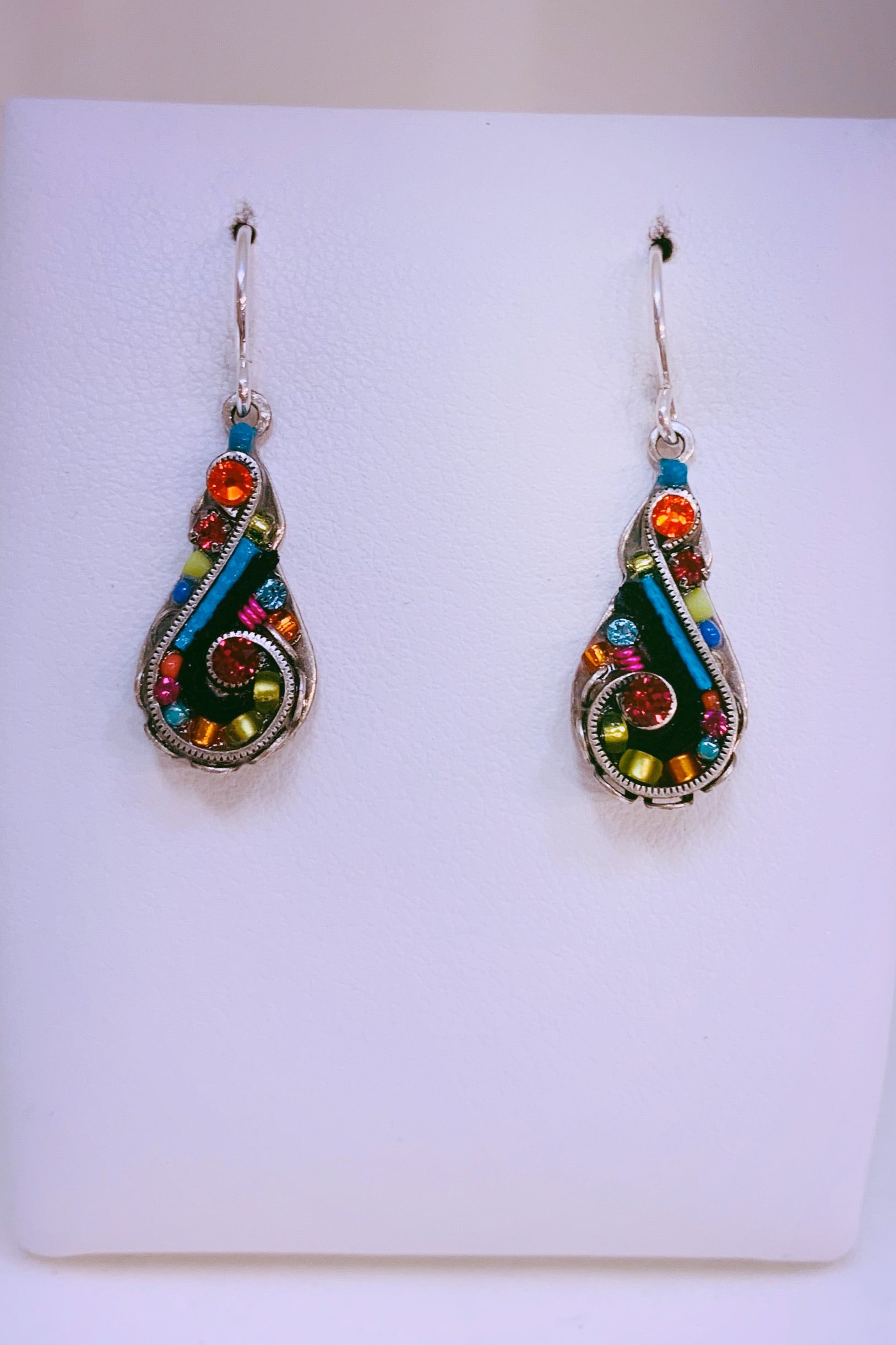 Lavish Small Drop Earring-Multicolor