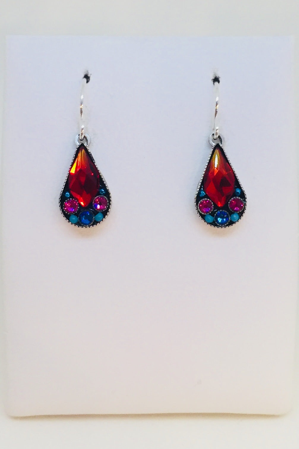 Butterfly Mosaic Drop Earring-Multi Color