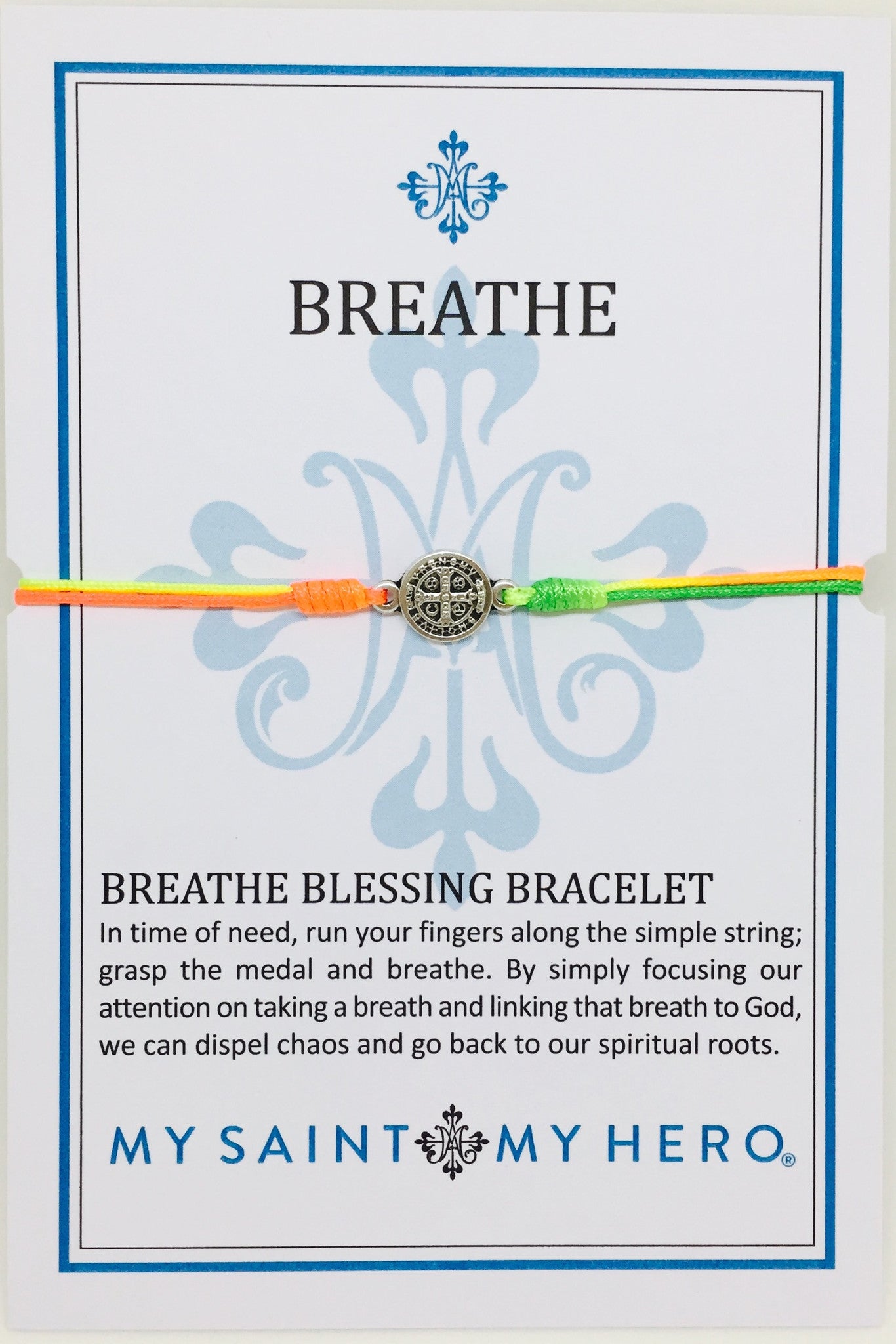 Breathe Bracelet-Rainbow/Silver