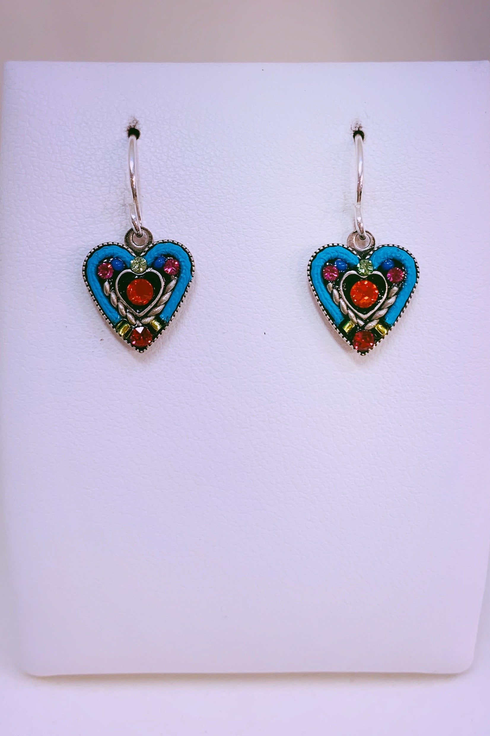 Heart within a Heart Earring-MC