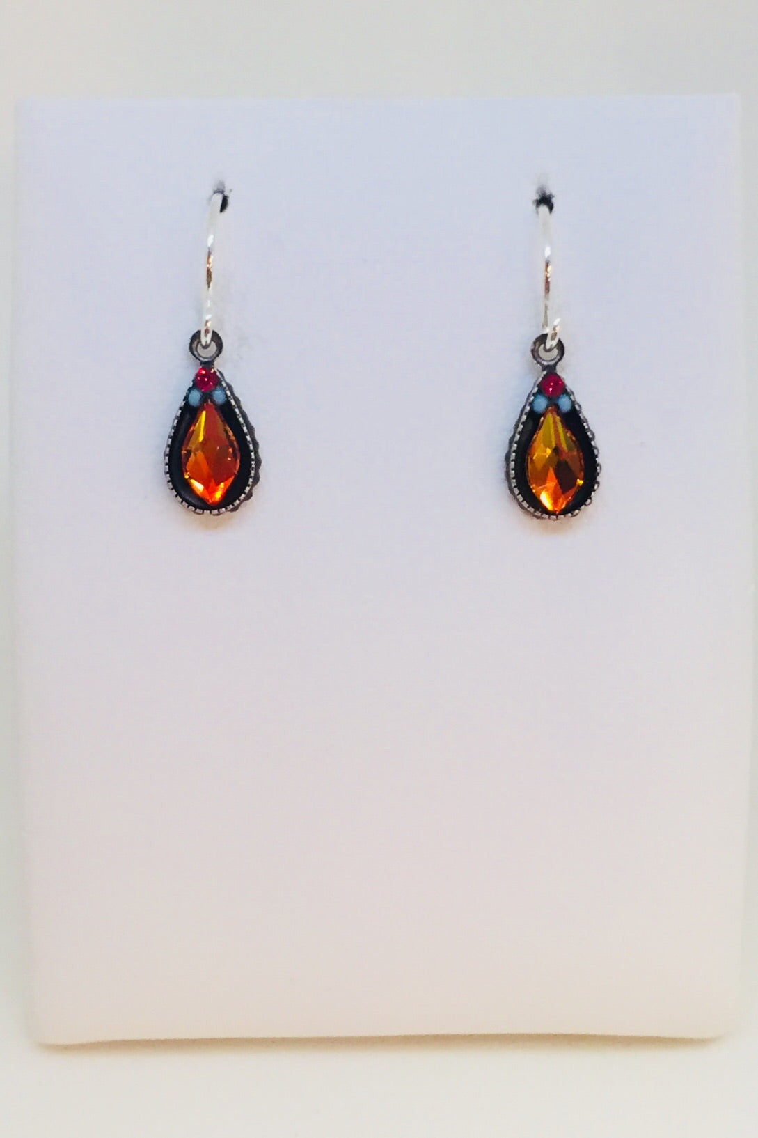 Petite Drop Flame Earring-Multi Color