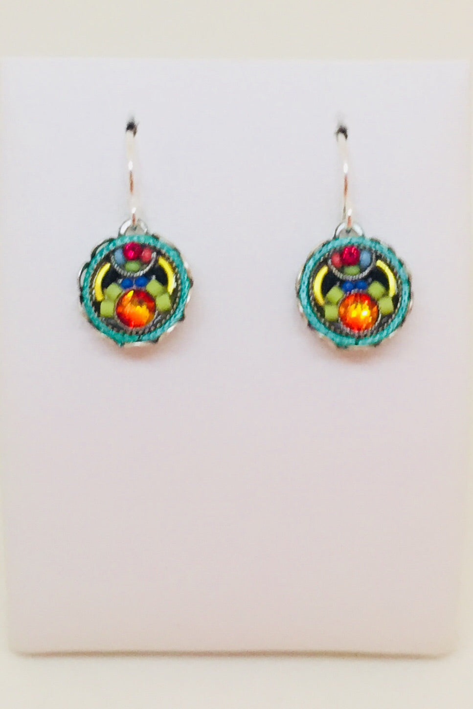 Button Earring-Multicolor