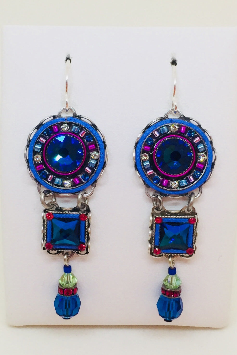 La Dolce Vita 3 Tier Earring-Bermuda Blue